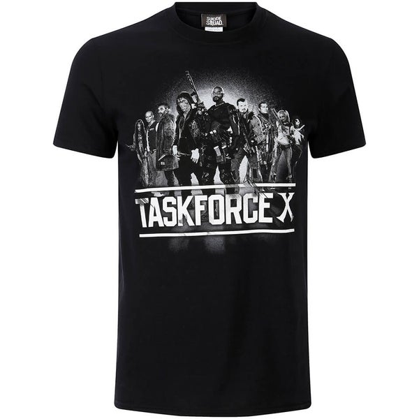 Camiseta DC Comics Escuadrón Suicida "Taskforce X" - Hombre - Negro