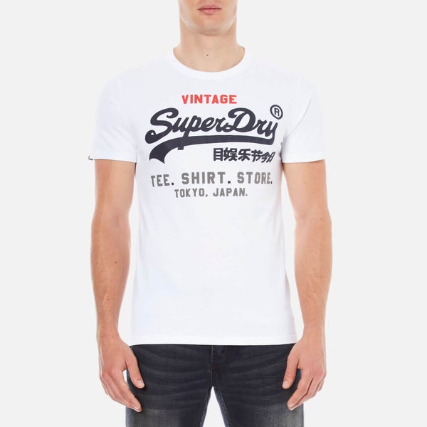 Superdry Men's Shirt Shop Tri T-Shirt - Optic