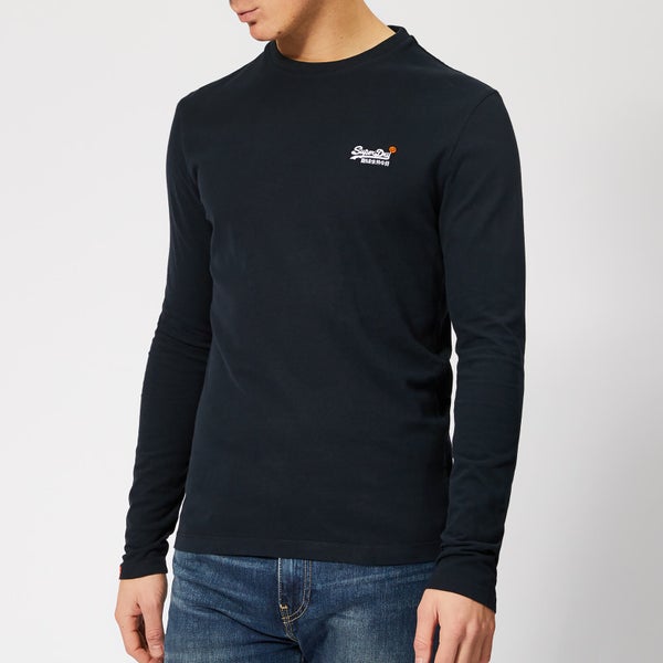 Superdry Men's Orange Label Vintage Embroidery Top - Eclipse Navy