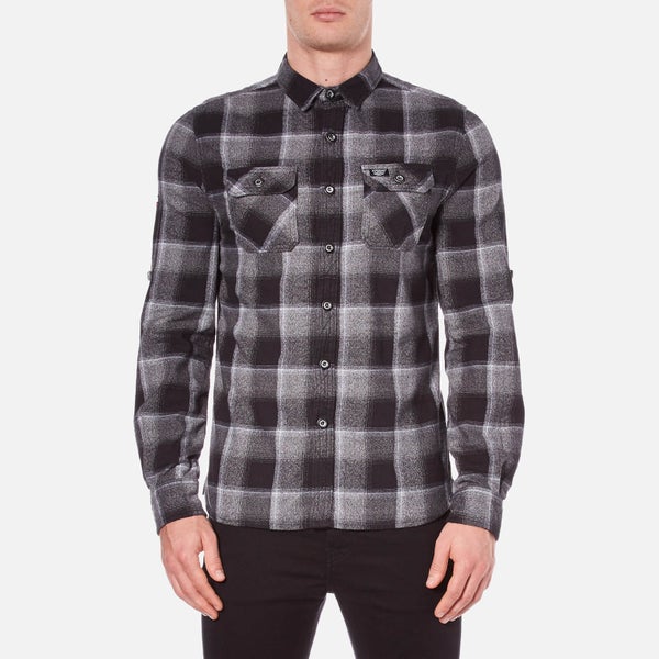 Superdry Men's Refined Lumberjack Long Sleeve Shirt - Nightfall Check
