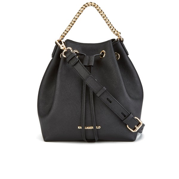 Karl Lagerfeld Women's K/Klassik Drawstring Bag - Black