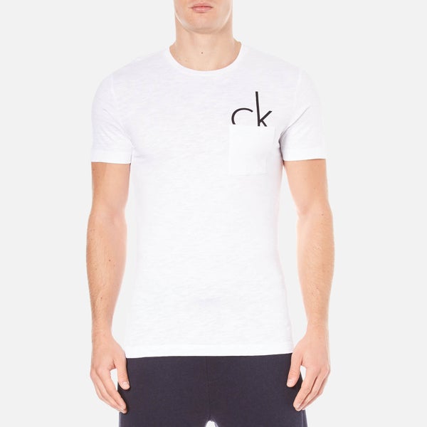 Calvin Klein Men's Type Crew Neck T-Shirt - Bright White