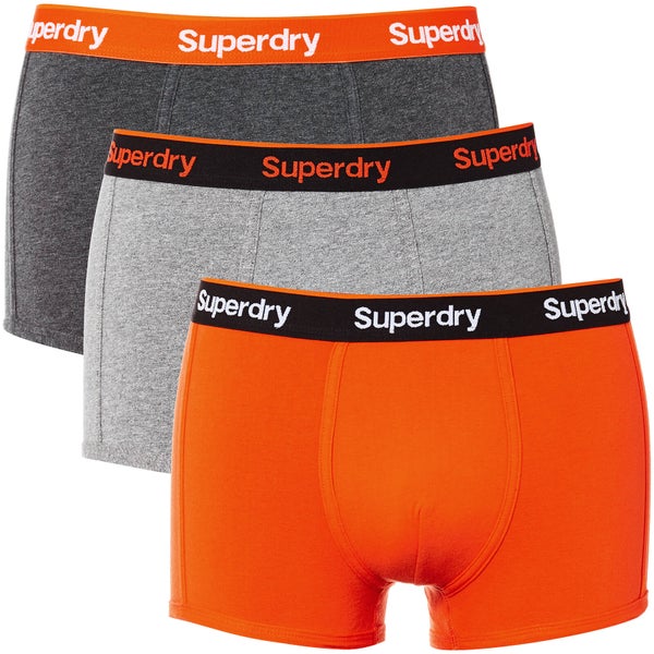 Superdry Men's Orange Label Triple Pack Boxer Shorts - Multi