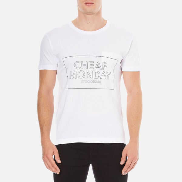 Cheap Monday Men's Standard Thin Box T-Shirt - White