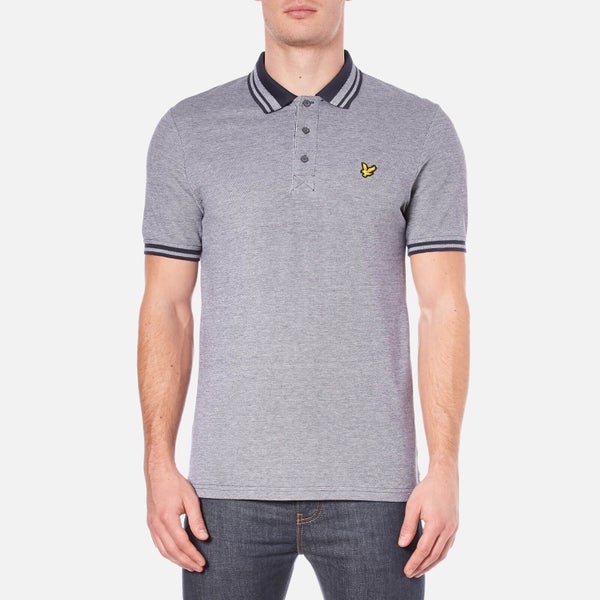 Lyle & Scott Men's Short Sleeve Oxford Polo Shirt - Navy