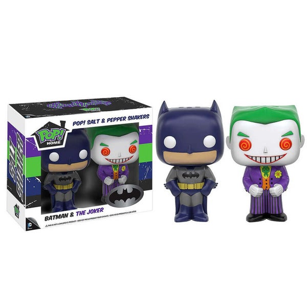 DC Comics Batman and Joker Funko Pop! Home Salt and Pepper Shaker Set