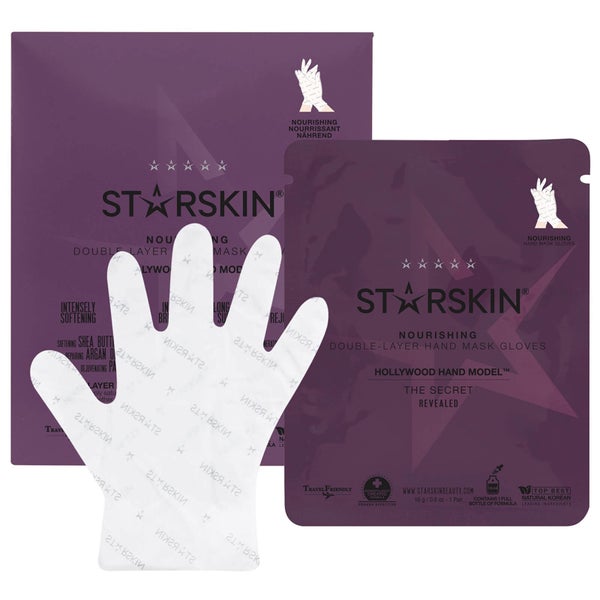 Máscara de Mãos Nutritiva de Duas Camadas Hollywood Hand Model™ da STARSKIN