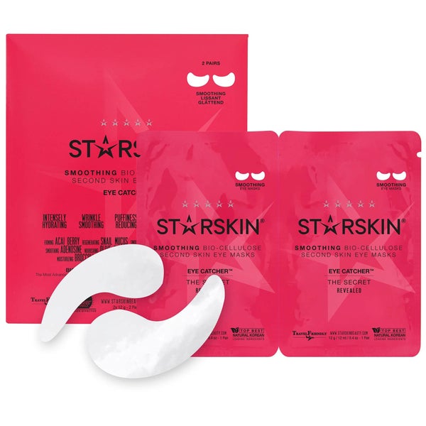 STARSKIN アイ キャッチャー™ スムージング ココナッツ バイオセルロース セカンド スキン アイマスク (2セット)