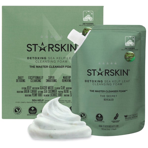 STARSKIN The Master Cleanser Foam™ Detoxing Sea Kelp Leaf Cleansing Foam