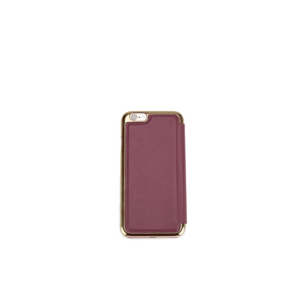Ted Baker Women's Shannon iPhone 6 Folded Case with Mirror - Oxblood