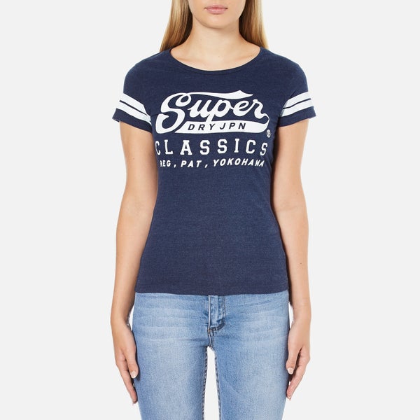 Superdry Women's Classics T-Shirt - Princeton Blue Marl