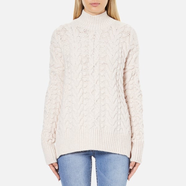 Superdry Women's Kiki Cable Knit Jumper - Cream