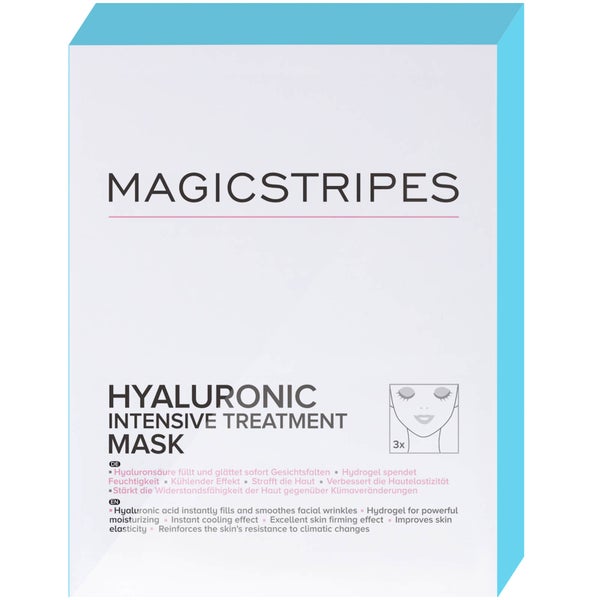 Интенсивная увлажняющая маска с гиалуроновой кислотой MAGICSTRIPES Hyaluronic Treatment Mask (3 шт.)