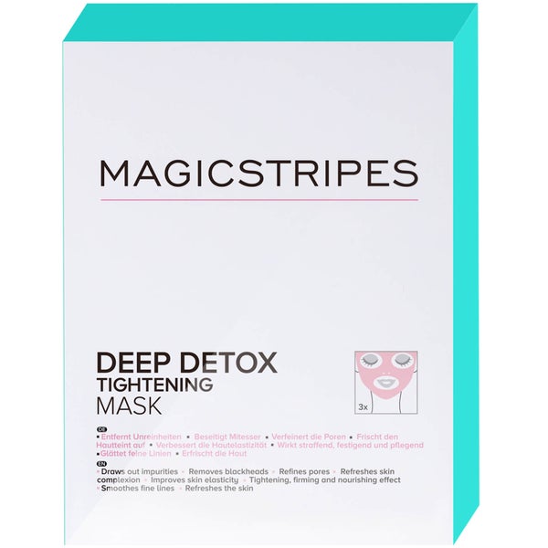 Máscara Restringente Deep Detox da MAGICSTRIPES x 3 Saquetas