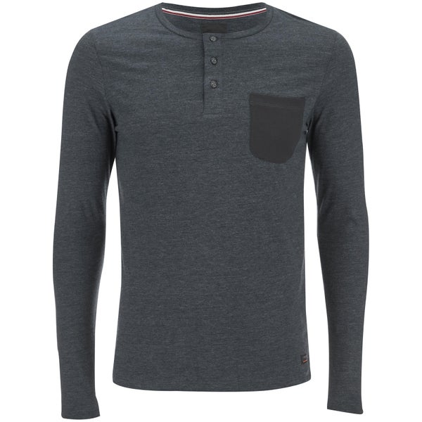 T -Shirt Produkt pour Homme Contrast Pocket -Noir Mélangé