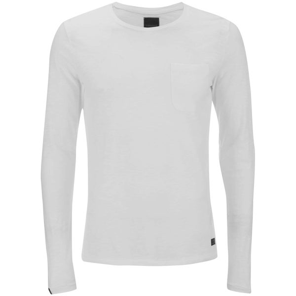 T -Shirt Produkt pour Homme Slub -Blanc