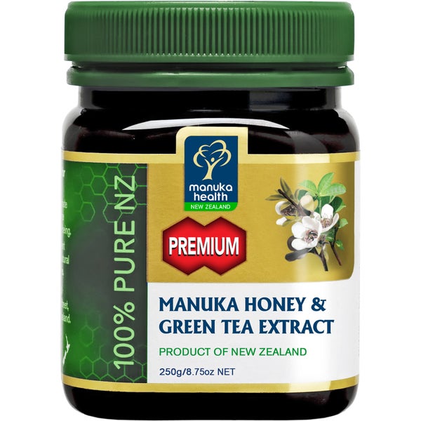 Мед манука с экстрактом зеленого чая Manuka Health Manuka Honey Plus Green Tea Extract