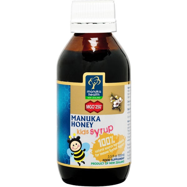 Сироп для детей с медом манука с содержанием метилглиоксаля более 250 мг/кг Manuka Health MGO 250+ Manuka Honey Syrup 100 мл