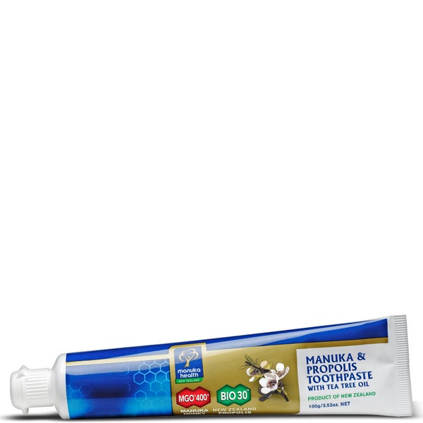 Dentifrice au Miel de Manuka MGO 400+, Huile d'Arbre à Thé et Propolis Manuka Health 100 g