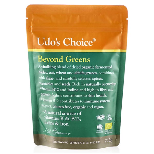Биодобавки Udo's Choice Organic Beyond Greens, 255 г