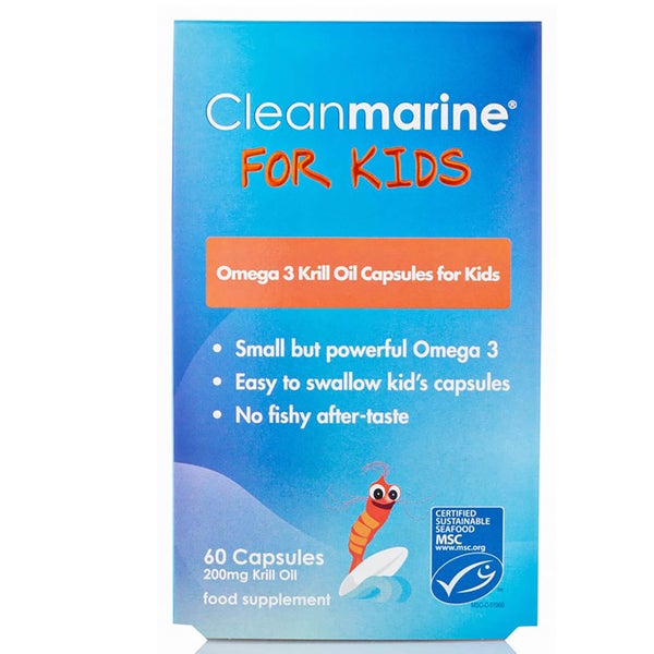 Cleanmarine integratore olio di krill per bambini - 60 capsule molli (200 mg)