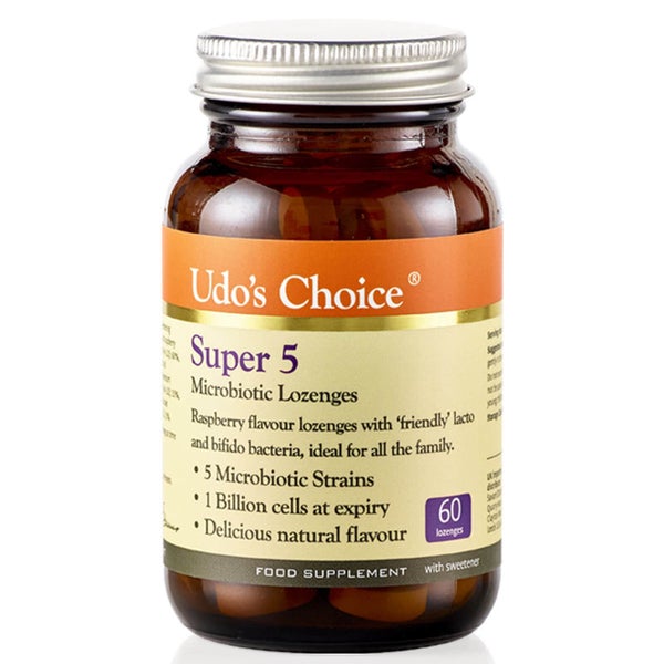Super 5 Microbiotics da Udo's Choice - 60 Drageias