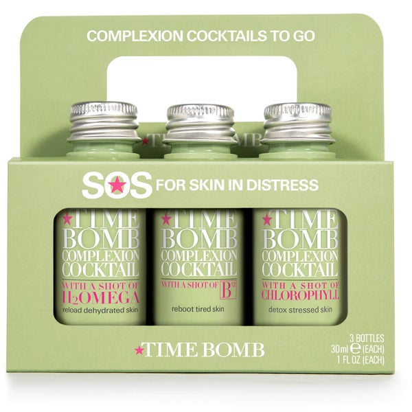 Time Bomb Complexion Cocktails to go Лосьон 3 x 30мл 