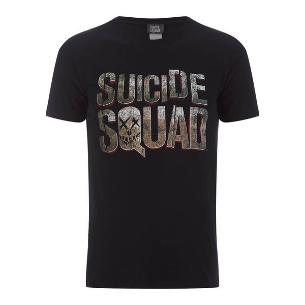 T-Shirt Homme DC Comics Logo Suicide Squad - Noir