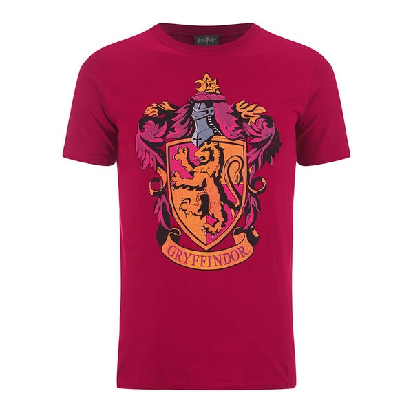 Harry Potter Herren Gryffindor Shield T-Shirt - Rot