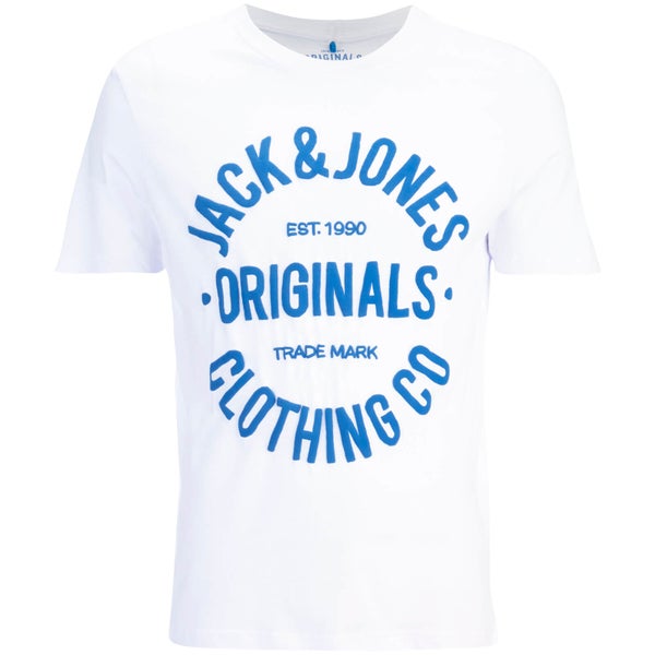 T -Shirt Jack & Jones pour Homme Originals Clupour -Blanc