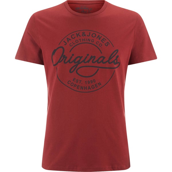 Jack & Jones Men's Originals Bone T-Shirt - Syrah
