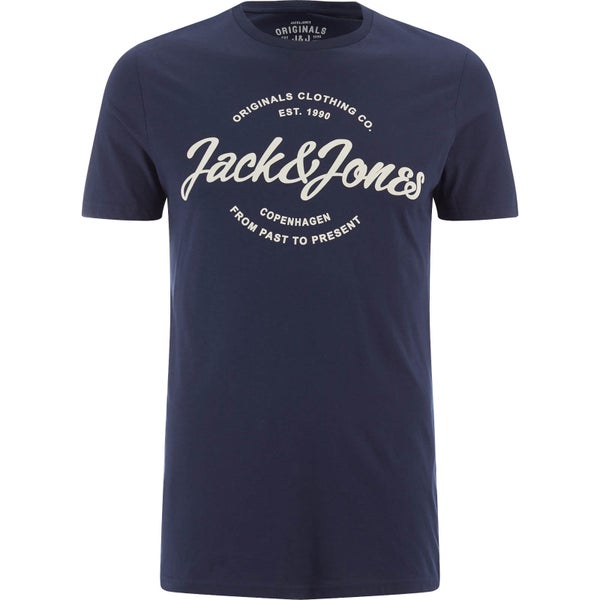 Jack & Jones Men's Originals Bone T-Shirt - Navy Blazer
