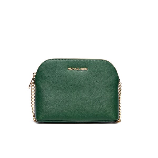 MICHAEL MICHAEL KORS Women's Cindy Large Dome Cross Body Bag - Moss