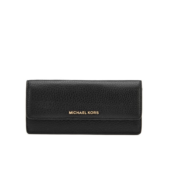 MICHAEL MICHAEL KORS Women's Bedford Large Flat Wallet - Black
