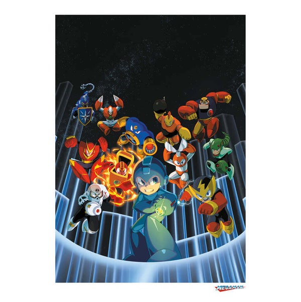 Mega Man Limited Edition Giclee Art Print - Timed Sale