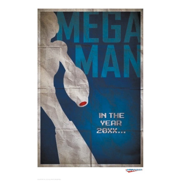 Mega Man "Blaster" Lithographie d'édition limitée