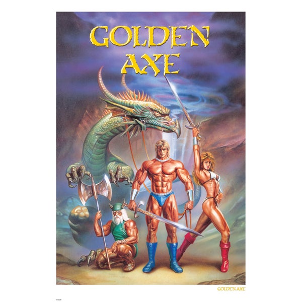 Golden Axe Limited Edition Giclee Art Print - Timed Sale