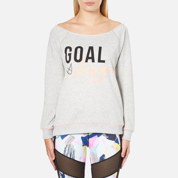 MINKPINK Women's Goal Digger Sweatshirt - Grey Marle