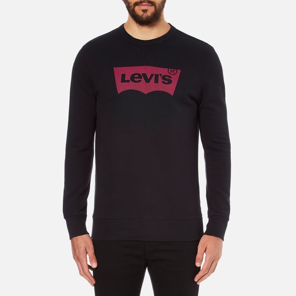 Levi's Men's Graphic Crew Neck Sweatshirt - Graphic Caviar