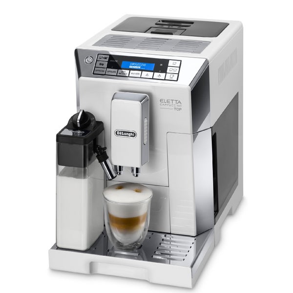 De'Longhi ECAM45.760.W Bean to Cup Espresso Cappuccino Maker - White