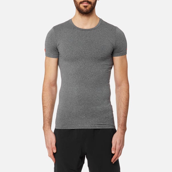 Superdry Men's Sport Gym Basic Runner Short Sleeve T-Shirt - Grey Grit