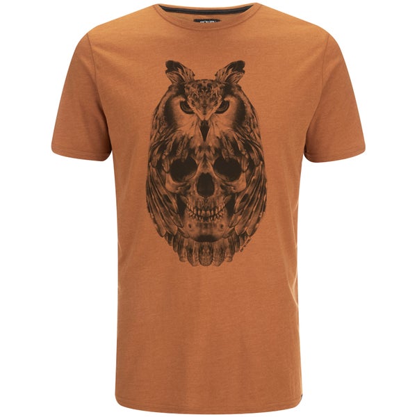 Animal Men's Owly T-Shirt - Leather Brown Marl