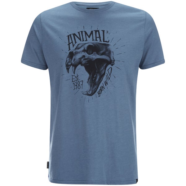 Animal Men's Wild T-Shirt - Cadet Navy Marl