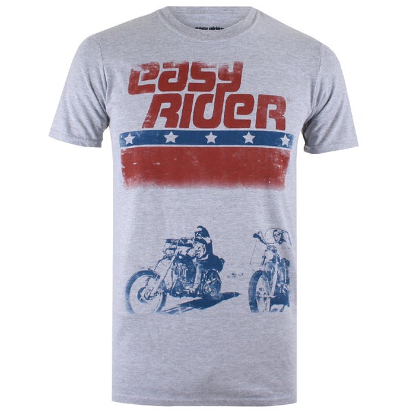 Easy Rider Mens Choppers T-Shirt - Grijs Melange