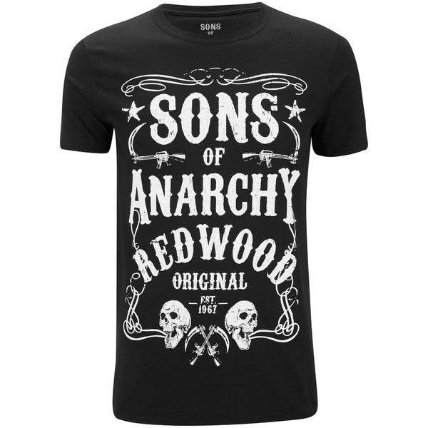 Sons of Anarchy Herren Original T-Shirt - Schwarz