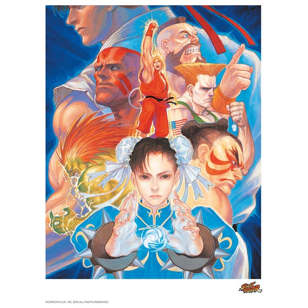 Street Fighter 'That's Good Kung-Fu!' Art Print 14 x 11"