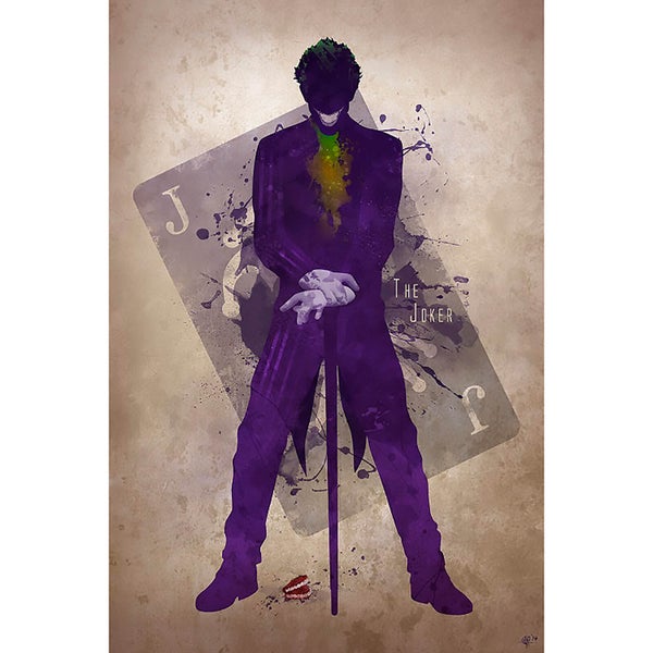 Joker Inspired Art Print - 16.5 x 11.7