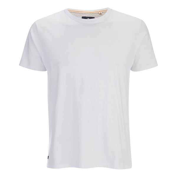 Threadbare Men's William Plain Crew Neck T-Shirt - White
