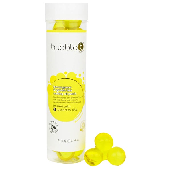 Bubble T Bath & Body - Bath Pearls 25 x 4g (Lemongrass & Green Tea)