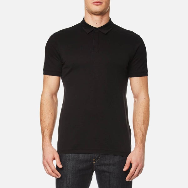 HUGO Men's Duxor Patterned Polo Shirt - Black